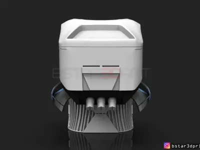 First Order JET TROOPER - Chest Armor - backpack - StormTrooper 3D print model