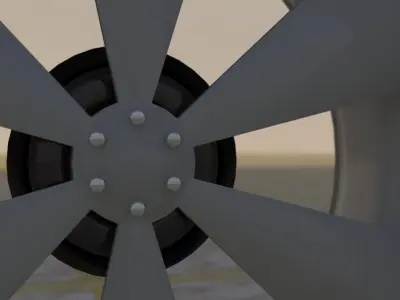ALLOY RIMS Low-poly 3D model