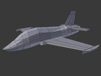 Air craft mb-339 Free low-poly 3D model