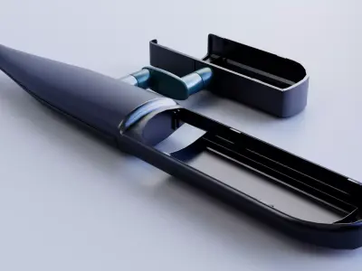 Nintendo Switch Gamepad Fishing Video Games 3D model