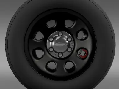 Chevrolet Tahoe Police wheel 3D model