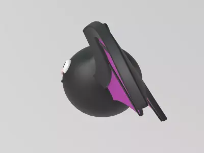 Stylized Low-Poly Cute Bat Low-poly 3D model