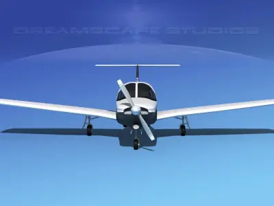 Piper Turbo Arrow III 3D model