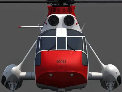 Set of 5 Military Aircrafts 3D model