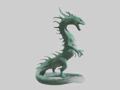 Basilisk Model 1 Low-poly 3D model