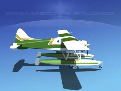 Dehavilland DHC-2 Beaver V05 3D model
