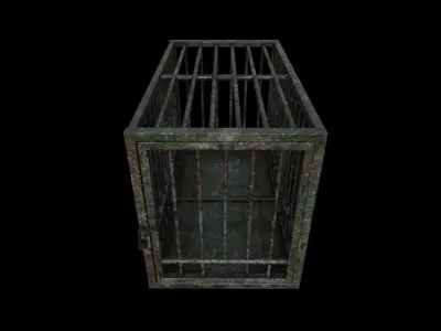 Cages Pack Low-poly 3D model