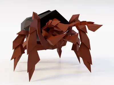 Beetle insect 3d model  Low-poly 3D model