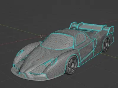 Ferrari FXX Free 3D model
