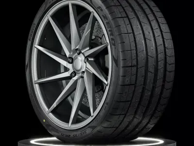 Pirelli PZ4 315 35 ZR21 111Y 3D model