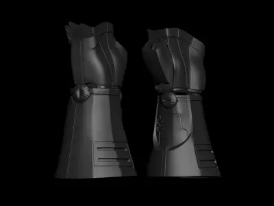 ROBOCOP SUIT GLOVES AND ARMS UPDATE 3D print model