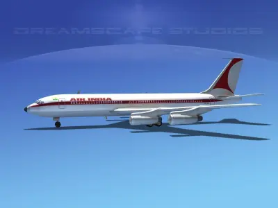 Boeing 707 Air India 3D model