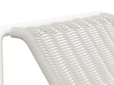 Outdoor Sun Lounger Set  3 Variations 3D model