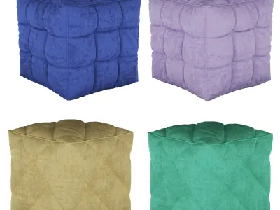 BON VIVANT POUF C3 01 Free 3D model