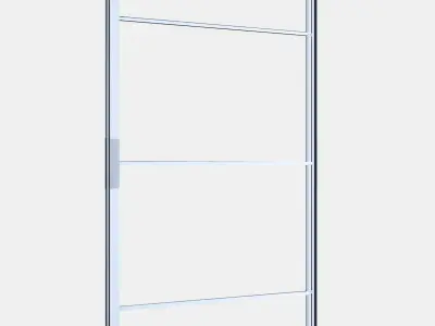 SKYTTA Sliding door frame 11 Low-poly 3D model