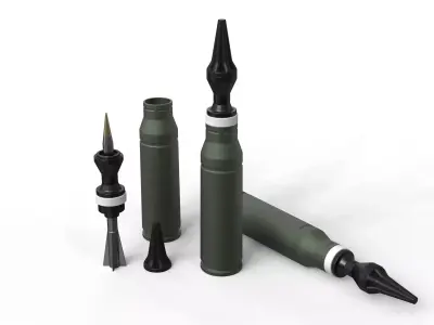 M919 25 mm APFSD-T for the M242 Bushmaster 3D print model