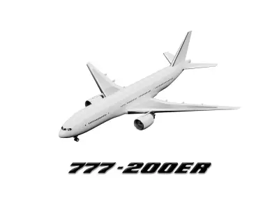 Boeing 777 -200 -300 -8 -9 Pack 3D model