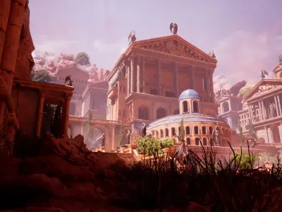 Ancient Roman Environment 3D model