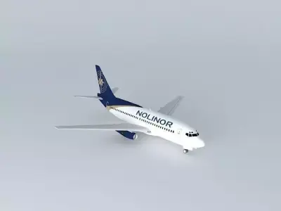 Nolinor Aviation Boeing 737 200 Free 3D model