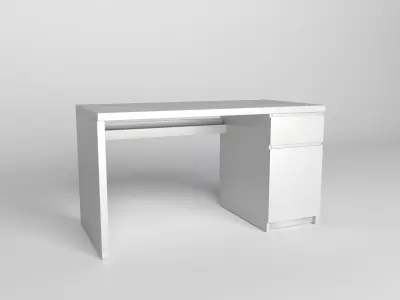 Simple Desk Table Free 3D model