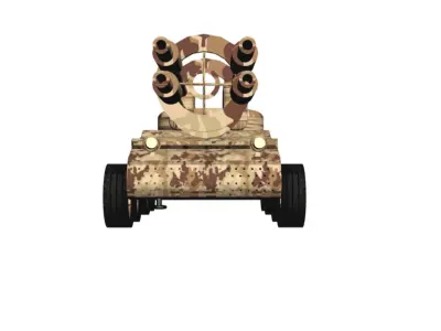 3D Tank military vehicle 3D model