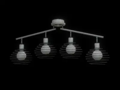 CeilingLight 7 Low-poly 3D model