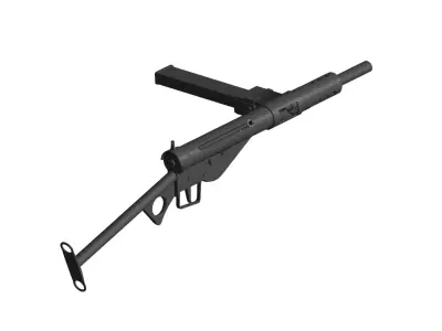 Sten submachine gun 3D model