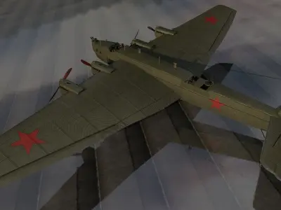 Tupolev TB-3 3D model
