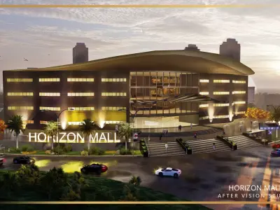 Shopping mall Low Poly Low-poly 3D model