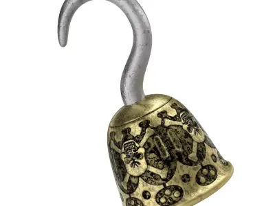 Pirate Hook 3D model