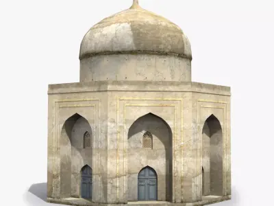 Arab x3 Low-poly 3D model