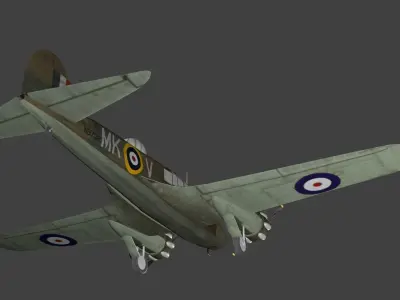 Avro Anson 3D model