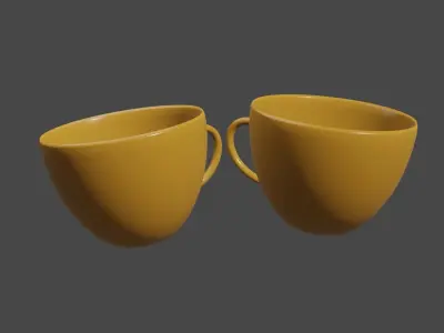 Teacup cup Free 3D model