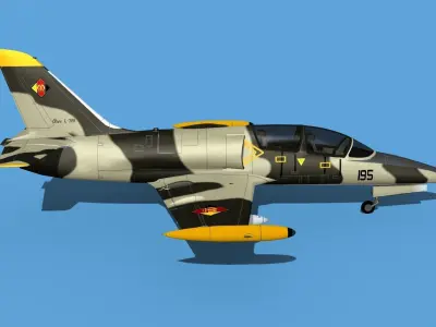 Aero Vodochody L-39C Albatross E Germ 01 3D model