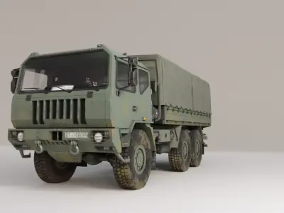 Military Truck Iveco 250M 3D model