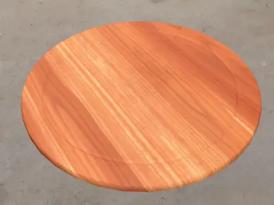 Wooden chopping board Free low-poly 3D model buy