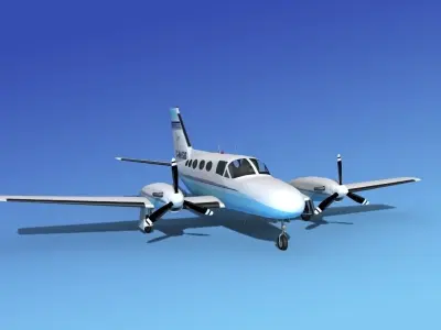 Cessna 425 Conquest I V11 3D model
