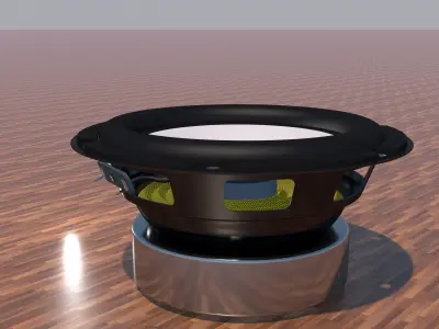Speaker - Yamaha HS5-HS7-HS8 3D model