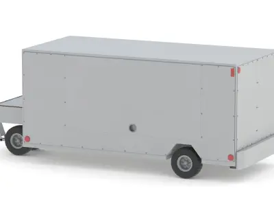 TUG AC25D Aircraft Air Conditioner 3D model