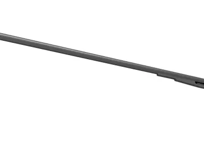 Long barrel revolver of Joker from the movie Batman 1989 3D model