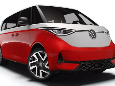 VW ID Buzz GTX LWB 2024 3D model