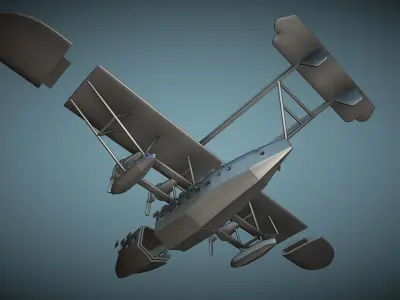 Sikorsky S-40 - 3D Printable Model 3D print model