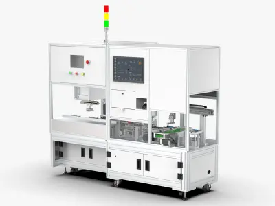Fully Automatic Battery Pad Printing Inkjet Testing Machine 3D model