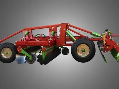 AGRO MASZ Tillage Machine 3D model