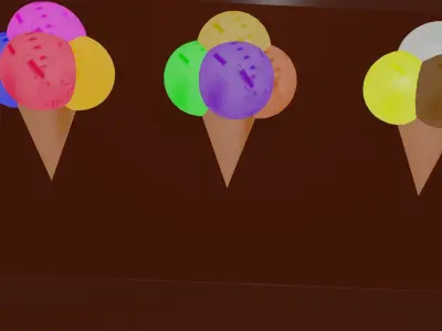 M-1 1day models Low-poly 3D model