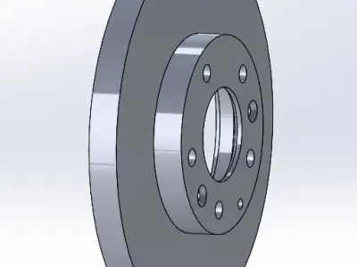 2006-2015 NC Miata MX5 Mazda Front Brake Rotor 3D model