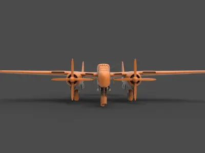 Northrop P-61 3D print model