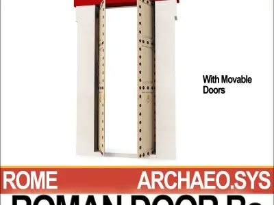 Roman Door Ba 3D model