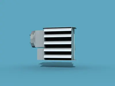 FX12 Industrial Heater Ceiling and Wall 3D model