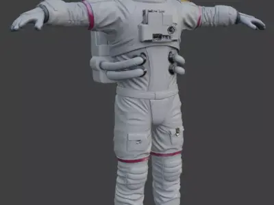 Astronaut Spacesuit 3D Model 3D model 24